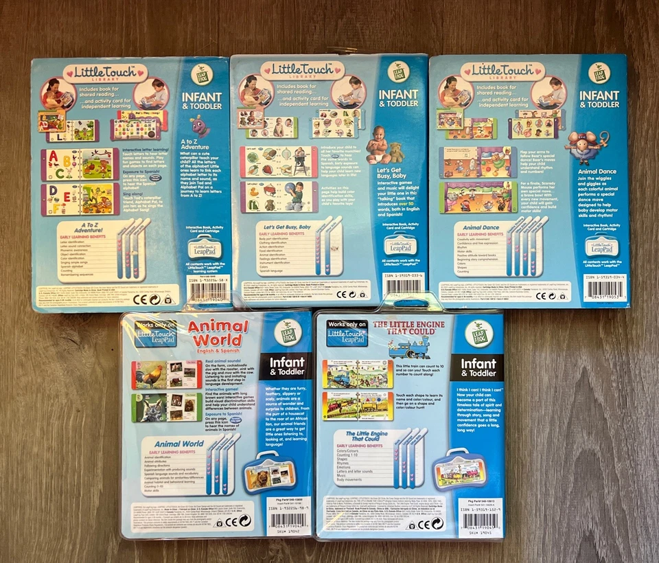 Little Touch Library Animal World Little Engine A To Z Adv Leap Frog Lot Of 5 - Image 2 of 4