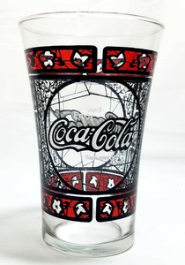 tiffany style coca cola glasses