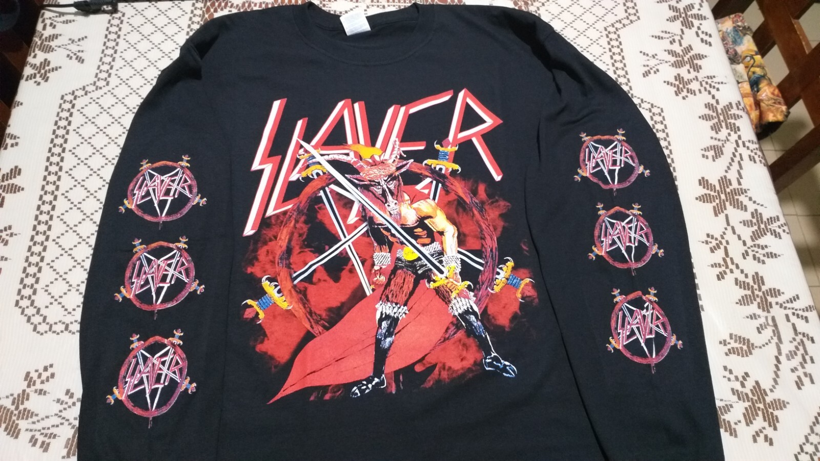 Slayer Show No Mercy Long Sleeve T shirt Thrash metal Metallica