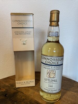 Whisky Littlemill 1985, Gordon & MacPhail SELTEN! Connoisseurs Choice