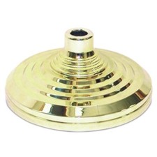 FLAG POLE BASE Gold Indoor Flag Stand Flagpole Plastic with size Adapter Sleeve