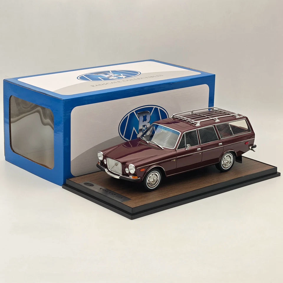RAM Collectibles 1/18 VOLVO 165 УНИВЕРСАЛ ТЕМНО-КРАСНЫЙ смола модель автомобиля RM-0005 - Изображение 3 из 4