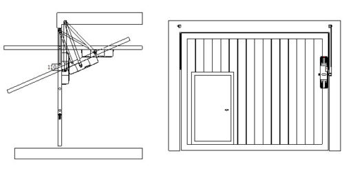 Easy Lift Garagen Antrieb Garagentorantrieb Garagentor inkl. Codetaster - Bild 11 von 12