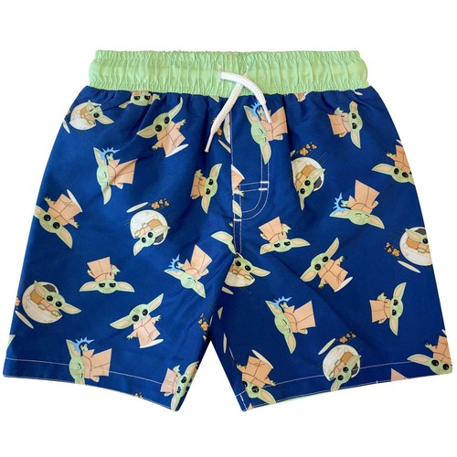 Star Wars Boy Rash Guard Shirt Top Shorts 2 pc UPF-50+ Rash Guard Swim Set 6,7 - Picture 8 of 8