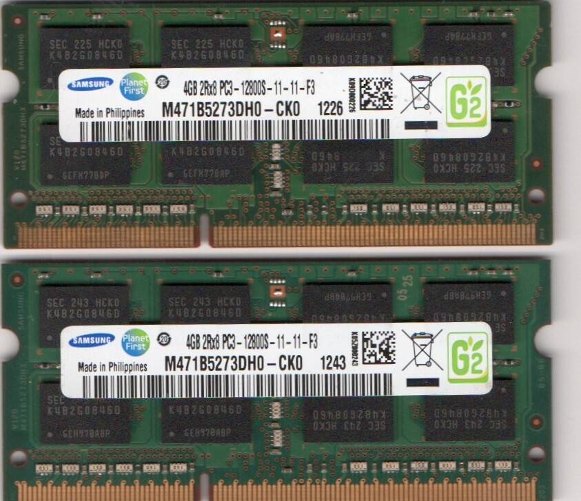 Barrette Mémoire RAM 8 Go DDR3 Pour Toshiba Satellite Pro L850-1DR - PC3-12800