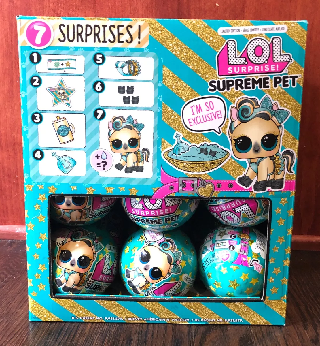 LOL Surprise Limited Edition SUPREME Pet Lucky Lux Authentic LOL Ball MGA