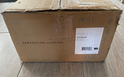 Generation lighting 7537302-962 Elmwood Park 14'' Flush Mount Brush Nickel