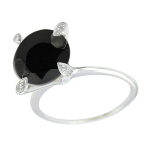 Schwarz Onyx 925 Massiv Silber Ring Handwerk Schmuck für Arbeit Tag Geschenk USA - Bild 2 von 2