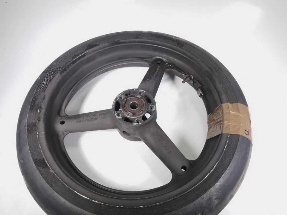 Llanta delantera 92 93 Suzuki GSXR 600 750 RECTA (sin neumático) 17" X 3,50 Foto 3 de 4
