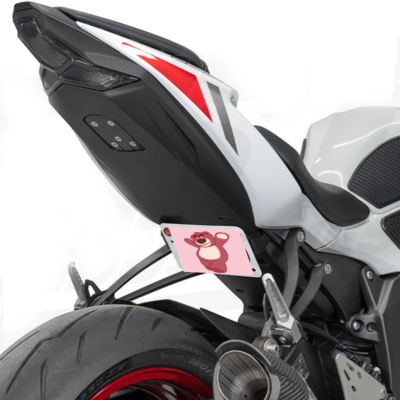 6プレート 2024 Kawasaki ZX-6R 636 License Plate Holder Low-Mount Fender