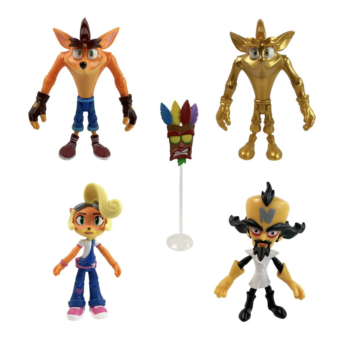 クラッシュバンディクー　Crash Bandicoot Tiny フィギュア クラッシュバンディクー Crash Bandicoot Tiny フィギュア Crash