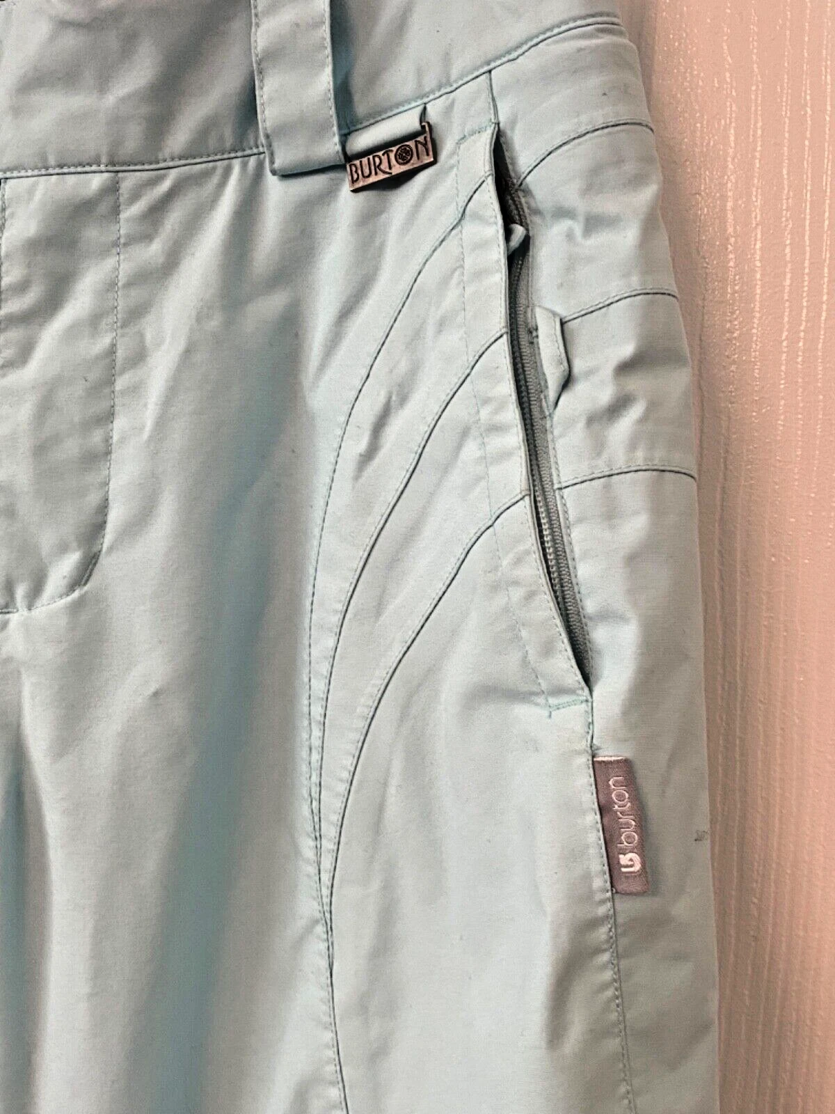 burton ski snowboard fleece lining base layer shell pants