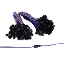 5 Pairs 15cm SM 4Pin 22AWG Wire Male and Female Connectors Pitch 2.54mm NEW