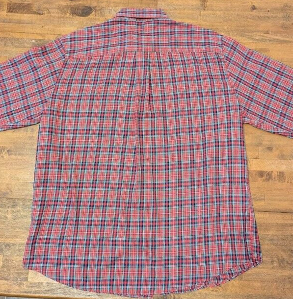 CHAPS BUTTON DOWN PLAID LIGHTWEIGHT BRUSHED COTTO… - image 5