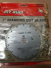 CHIW038 7" Pit Bull Diamond Cut Blade Stone