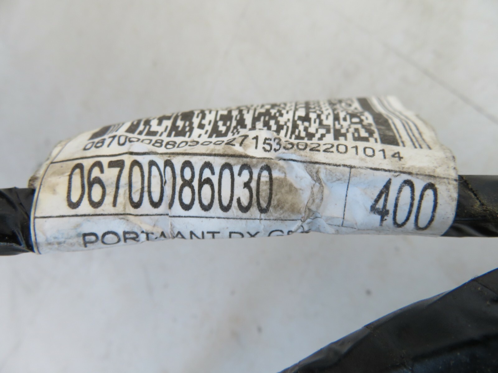 2014 - 2017 MASERATI GHIBLI FRONT RIGHT PASSENGER SIDE DOOR WIRE HARNESS OEM