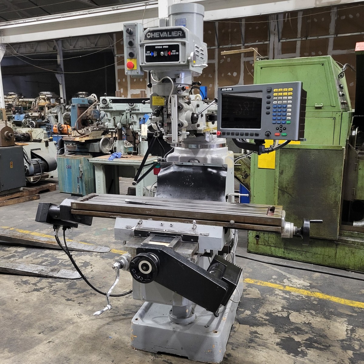 Chevalier 2 Axis CNC Vertical Mill, Acu-Rite Mill Power G2