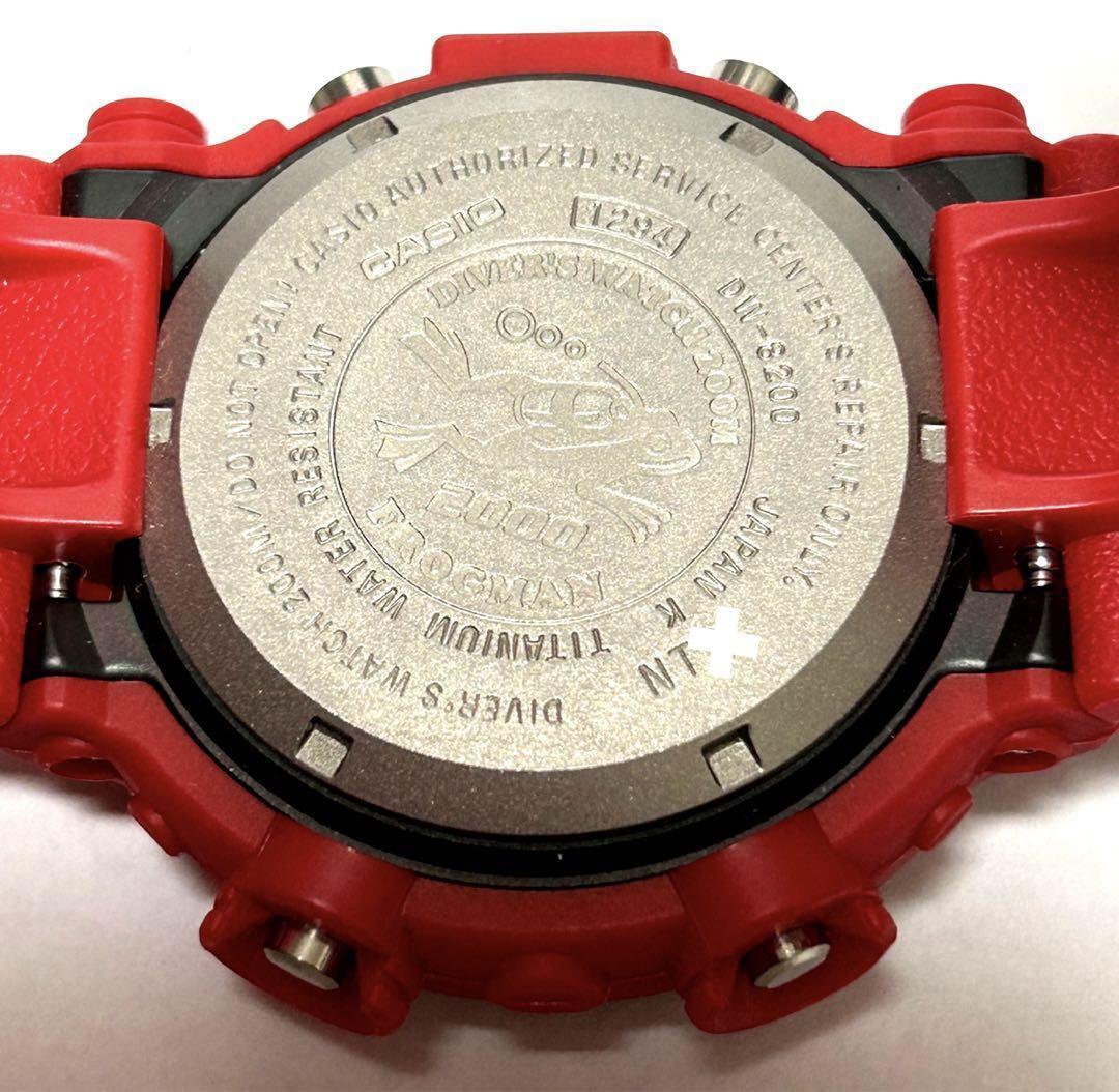 Casio G-Shock Frogman Dw-8200 Red 35083 for sale online | eBay