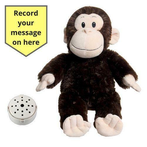 Ancienne Peluche Singe Kiki bleu AJENA 1974