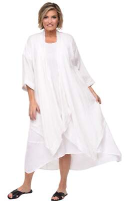 Tulip Clothing Cheyenne Womens Cardigan in White