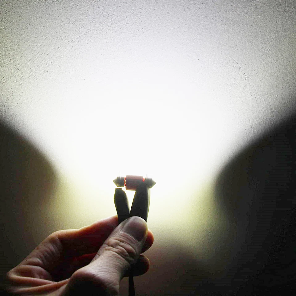 AllaLighting 561 LED Interior Domo Mapa Cortesía Bombilla Superior, Blanco Brillante Foto 3 de 4