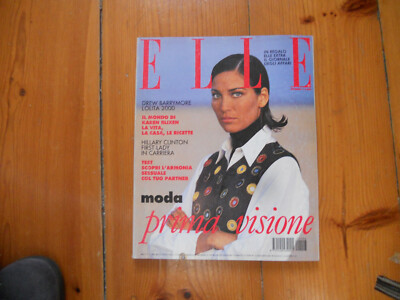ELLE Magazin Italien September 19 HILLARY CLINTON DREW BARRYMORE