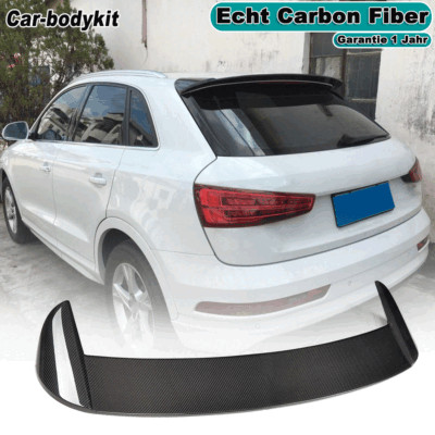 For Audi Q3 8U carbon spoiler lip roof spoiler rear spoiler rear approach turning 