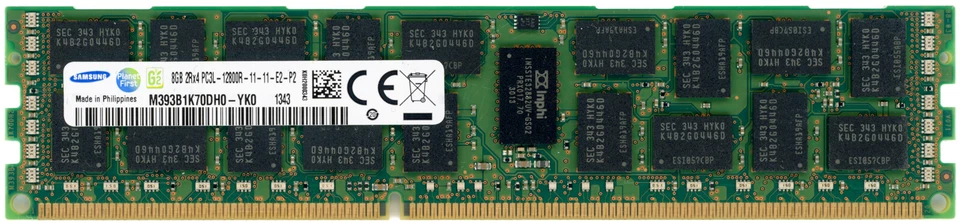 Server RAM Module Sun 7020486 M393B1K70DH0-YK0 8GB DDR3 1600MHz Reg ECC - Image 2 of 2