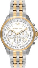 Michael Kors Watch PILOT MK9126 Men's Silver Gold