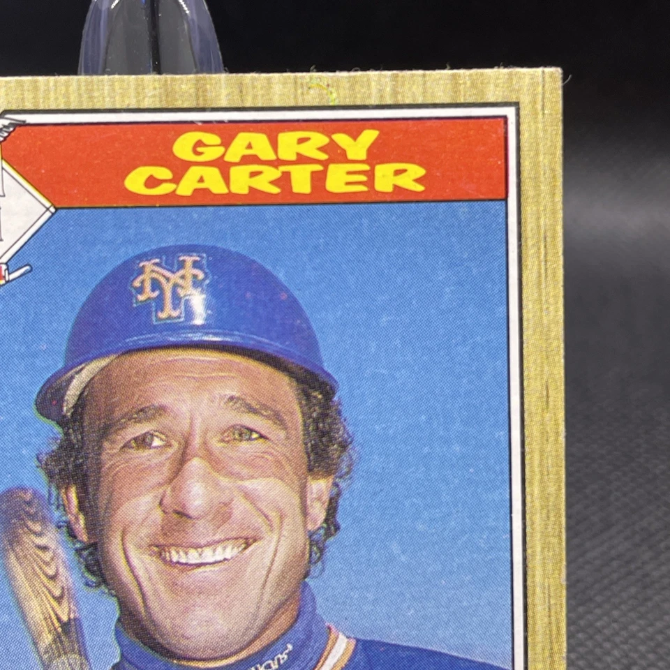 1987 Topps - All Star #602 Gary Carter (Red circles ERROR) Multiple - Image 3 of 4