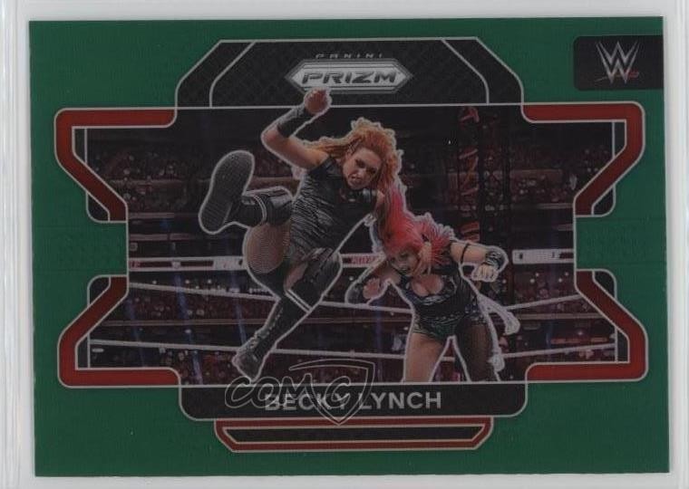 2022 Panini Prizm WWE Green Prizm Becky Lynch #97 12hh