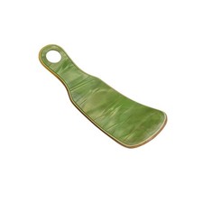 Vintage Marbled Green Plastic Celluloid 4.5" Shoe Horn