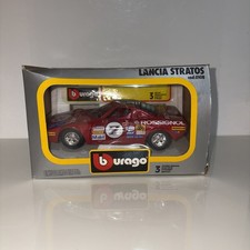 Rare Bburago Lancia Stratos #7 Tennis Rossignol Rally Car #108