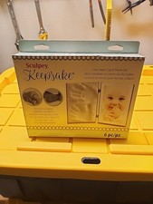 New Sculpey Keepsake No mess Clay  Frame Set Hand Print New W/Additional clay