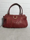 Gucci Women's Leather Hand Medium Bag Red Gucci GG Pattern Requires Restoration