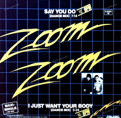 Zoom Zoom - Say You Do Maxi (VG+/VG+) '*