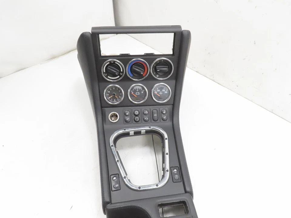 00 BMW Z3 M #1313 Center Console, Complete Gauges Black Leather - Image 2 of 4
