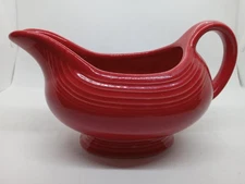 Fiestaware Red Gravy Boat Fiesta Homer Laughlin Company HLC