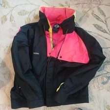 Vintage Columbia Neon  Pink Bugaboo Ski Jacket Mens Large Radial Sleeve-90s Y2K