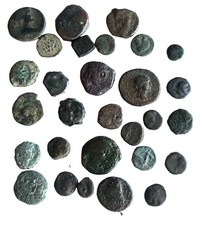 Ancient Greek, Judaean & Provincial Lot Of 29 Ancient  Coins 300  BC -100 AD
