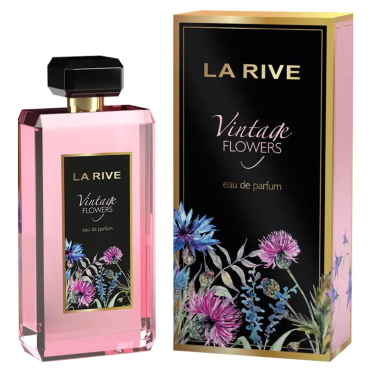 LA RIVE VINTAGE FLOWERS EAU DE PARFUM FOR WOMEN 90ml EDP FRUITY-FLORAL FRAGRANCE