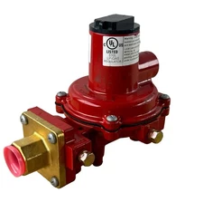 Fisher R222H-HGJ 1st Stage Compact POL x 1/2” FPT Propane Regulator 10 PSI thumbnail 2