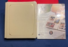 Creative Memories Ivory Old Style 8X10 Scrapbook Album w/Pages  Protectors- New