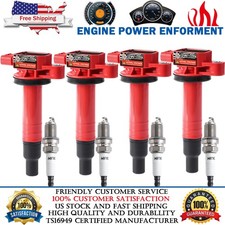 4 Ignition Coil & Spark Plug For Toyota Prius 01-09 Echo 04-06 Scion xA xB 00-05