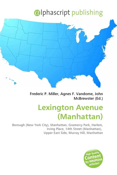 Frederic P. Miller (U. A.) | Lexington Avenue (Manhattan) | Taschenbuch (2026)-image