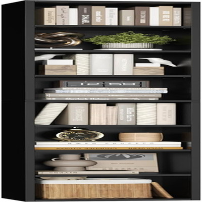 8-Tier Media Tower Rack, 11.6 X 9.3 X 70.9 Inches CD DVD Slim Storage Cabinet wi