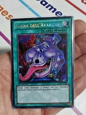 GIARA DELL'AVARIZIA YU-GI-OH LCJW-IT290 SECRET RARA 1* Ed ITA  NUOVA