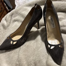Jimmy Choo Snakeskin Pointy Toe Pumps - 39