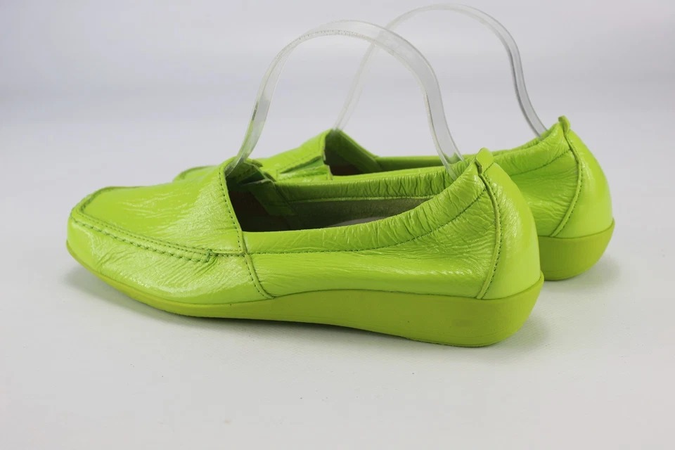 Vitaform Gr.39 Damen Komfort Ballerinas Slipper Loafers Leder Grün WIE NEU P 122 - Bild 3 von 4