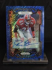 2023 Panini Prizm #15 Deion Sanders Blue Shimmer Autograph /25